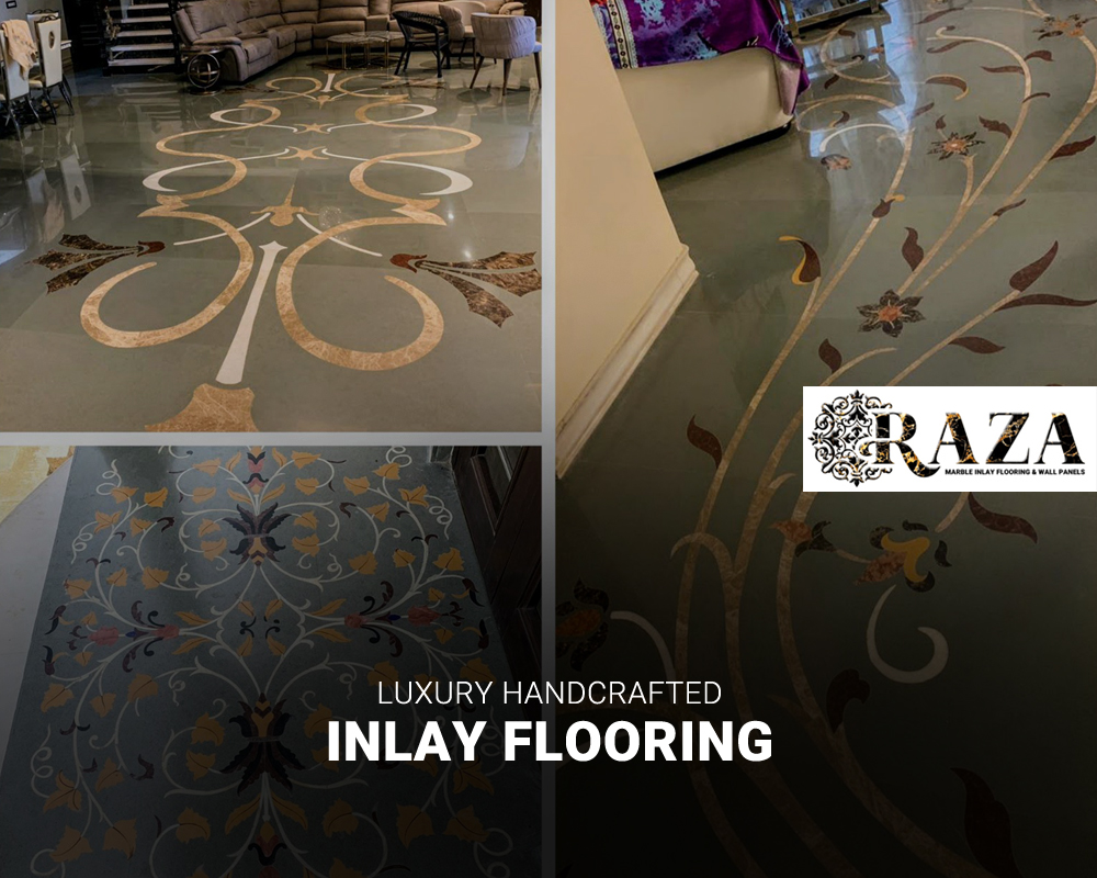 Raza Marble Inlay Flooring & Wall Panels